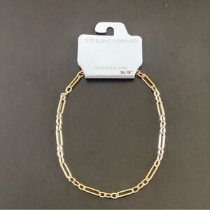 Sterling Forever 14K Gold Plated Carmen Chain Necklace